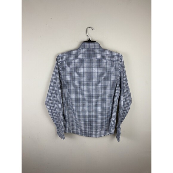 Men’s Untuck It Button Down Shirt / Plaid / Long Sleeve / Size Medium - Picture 4 of 5